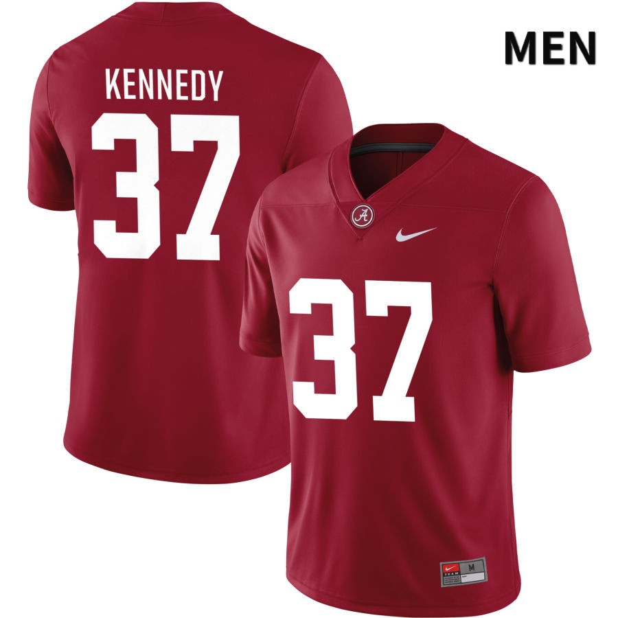 Alabama Crimson Tide Men's Demouy Kennedy #37 NIL Crimson 2022 NCAA Authentic Stitched College Football Jersey IQ16B48UO